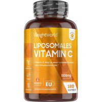 Produktbild von WeightWorld Liposomales Vitamin C 1000 mg Kapseln 180 Stück vegan und glutenfrei