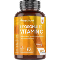 Produktbild von WeightWorld Liposomales Vitamin C 2000 mg Kapseln Vegan Glutenfrei 180 Stück