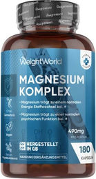WeightWorld Magnesium Komplex Kapseln vegan und glutenfrei – Bild 1 von 1