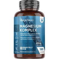 Produktbild von WeightWorld Magnesium Komplex Kapseln vegan und glutenfrei