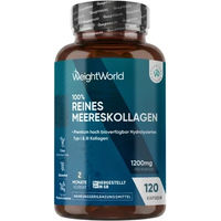 Produktbild von WeightWorld Meereskollagen Typ I Kapseln mit 1170 mg NatiCol pro Dosis, 120 Kapseln, glutenfrei und laktosefrei