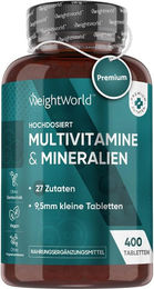 WeightWorld Multivitamin und Mineralien Tabletten vegan für Männer und Frauen – Bild 1 von 3