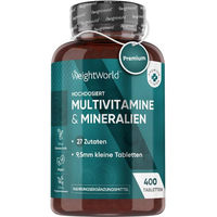 Produktbild von WeightWorld Multivitamin und Mineralien Tabletten vegan für Männer und Frauen