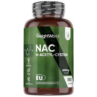 Produktbild von WeightWorld NAC N-Acetylcystein Kapseln vegan und glutenfrei 180 Stück