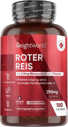 WeightWorld Roter Reis Kapseln 180 Kapseln – Bild 1 von 1