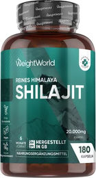WeightWorld Shilajit Kapseln vegan und ohne Zusatzstoffe – Bild 1 von 1