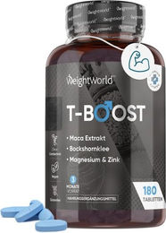 WeightWorld T-Boost Tabletten 180 Stück vegan glutenfrei laktosefrei – Bild 1 von 4