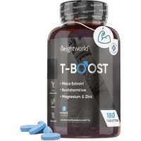 Produktbild von WeightWorld T-Boost Tabletten 180 Stück vegan glutenfrei laktosefrei