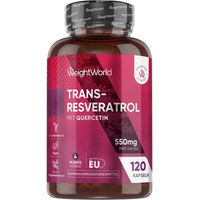 Produktbild von WeightWorld Trans-Resveratrol Kapseln vegan und glutenfrei 120 Stück