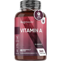 Produktbild von WeightWorld Vitamin A Tabletten vegan glutenfrei und laktosefrei