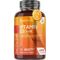 Produktbild von WeightWorld Vitamin D3 2000 I.E. Tabletten vegetarisch glutenfrei laktosefrei ohne Zusatzstoffe