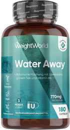 WeightWorld Water Away Kapseln vegan und glutenfrei 180 Stück – Bild 1 von 3