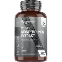 Produktbild von WeightWorld Weiße Kidneybohnen Kapseln vegan glutenfrei vegetarisch 180 Kapseln
