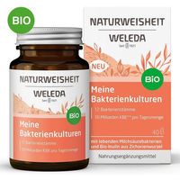 Produktbild von Weleda Naturweisheit Meine Bakterienkulturen Kapseln mit Milchsäurebakterien bio und glutenfrei 40 Stück