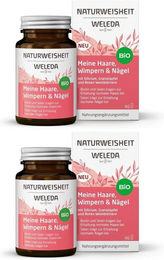 Weleda Naturweisheit Meine Haare, Wimpern & Nägel Kapseln mit Biotin, Selen und Zink vegan glutenfrei laktosefrei – Bild 1 von 3