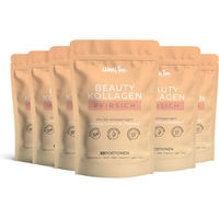 Produktbild von wellbe Beauty Kollagen Pulver Pfirsich mit Rejuva Complex Typ I Typ II Typ III 250 g