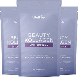 wellbe Beauty Kollagen Pulver Wildberry mit Rejuva Complex Typ I II III 250 g – Bild 1 von 1