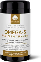 Wellnest Omega-3 Fischöl Kapseln – Bild 1 von 2