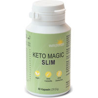 Produktbild von Wellpursan Keto Magic Slim Vegan Kapseln zur Unterstützung bei der Gewichtsreduzierung 60 Stück