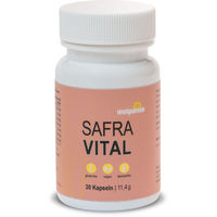 Produktbild von Wellpursan Safra Vital Kräuter-Komplex mit Safranfäden-Extrakt, Kakao-Fasern und Rhodiola Rosea Kapseln 60 Stück