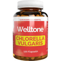 Produktbild von Welltone Chlorella Vulgaris Pulver vegan