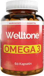 Welltone Omega 3 Kapseln ohne Zusatzstoffe – Bild 1 von 1
