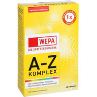 Produktbild von WEPA A-Z Komplex Tabletten laktosefrei und glutenfrei 60 Stück