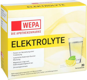 WEPA Elektrolyte Pulver Zitrone vegan laktosefrei glutenfrei 112 g – Bild 1 von 1
