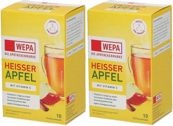 WEPA Heißer Apfel Pulver mit Ascorbinsäure vegan glutenfrei laktosefrei – Bild 1 von 1