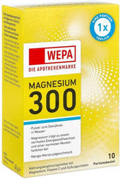 WEPA Magnesium 300 Pulver Mango-Maracuja – Bild 1 von 1