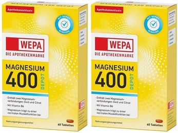 WEPA Magnesium 400 Depot Tabletten 120 Stück – Bild 1 von 1