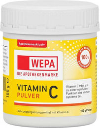 Wepa Vitamin C Pulver mit Ascorbinsäure 215 g – Bild 1 von 1