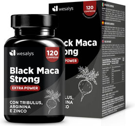 WESALYS Black Maca Strong Peruanische Schwarze Maca 120 Kapseln – Bild 1 von 2