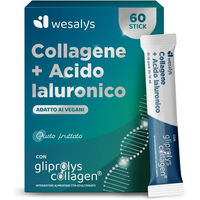 Produktbild von WESALYS Collagen Booster mit veganer Hyaluronsäure, 60 Sticks, vegan und ohne Zusatzstoffe