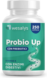 WESALYS Probio Up Probiotika und Präbiotika Kapseln vegan glutenfrei laktosefrei 250 Stück – Bild 1 von 3