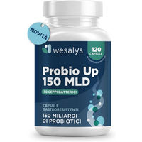 Produktbild von WESALYS Probio Up Probiotika und Präbiotika mit 150 Mrd. Milchsäurebakterien Vegan Kapseln 120 Stück