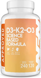 WFN D3-K2-O3 Kapseln mit Vitamin D3, K2 und Omega-3 laktosefrei und glutenfrei – Bild 1 von 1