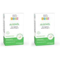 Produktbild von WHITE OMEGA KIDS Algenöl Kapseln für Kinder vegan ohne Zusatzstoffe zuckerfrei 180 Stück