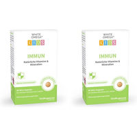 Produktbild von WHITE OMEGA Kids Immun Kapseln für Kinder zuckerfrei und ohne Zusatzstoffe 180 Stück