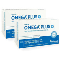 Produktbild von WHITE OMEGA Omega-3 Fischöl Kapseln 180 Stück