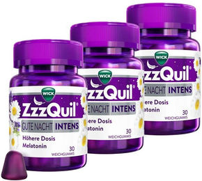 Wick Pharma ZzzQuil Gute Nacht INTENS Gummis laktosefrei und glutenfrei ohne Zusatzstoffe 60 Stück – Bild 1 von 2