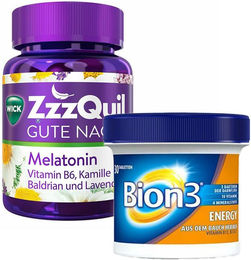 Wick Pharma ZzzQuil Gute Nacht mit Melatonin Tabletten glutenfrei und laktosefrei – Bild 1 von 1
