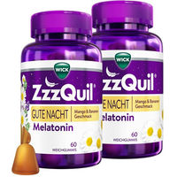 Produktbild von Wick ZzzQuil Gute Nacht Melatonin Gummis Mango-Banane laktosefrei und glutenfrei 120 Stück