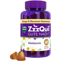 Produktbild von Wick ZzzQuil Gute Nacht Weichgummis Mango & Banane mit Melatonin 180 Stück
