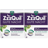 Produktbild von WICK ZzzQuil Tabletten laktosefrei und glutenfrei ohne Zusatzstoffe