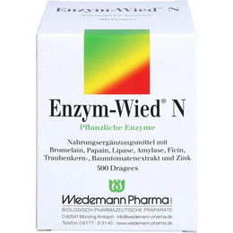Wiedemann Pharma Enzym-Wied N Multi-Enzym-Komplex Lutschtabletten 500 Stück glutenfrei laktosefrei ohne Gelatine – Bild 1 von 1