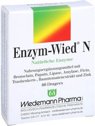 Wiedemann Pharma Enzym-Wied N Multi-Enzym-Komplex Lutschtabletten 60 Stück glutenfrei laktosefrei ohne Gelatine – Bild 1 von 1