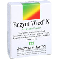 Produktbild von Wiedemann Pharma Enzym-Wied N Multi-Enzym-Komplex Lutschtabletten 60 Stück glutenfrei laktosefrei ohne Gelatine