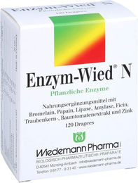 Wiedemann Pharma Enzym-Wied N Multi-Enzym-Komplex Tabletten 120 Stück glutenfrei laktosefrei ohne Gelatine – Bild 1 von 1