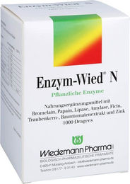 Wiedemann Pharma Enzym-Wied N Multi-Enzym-Komplex Tabletten glutenfrei laktosefrei ohne Gelatine – Bild 1 von 1